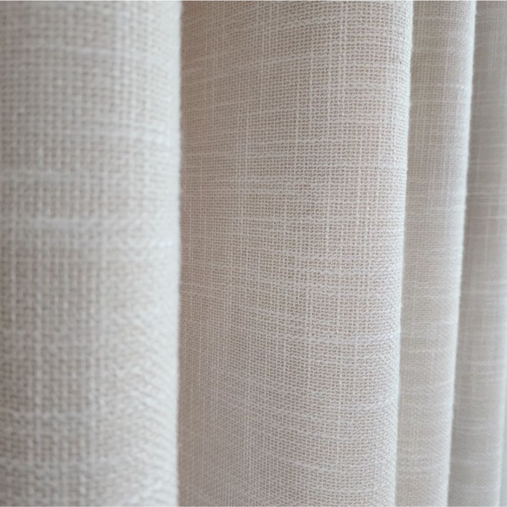 Luxury Linen Eyelet Ready Made Curtain