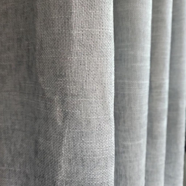 Luxury Linen Eyelet Ready Made Curtain