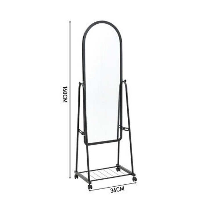 Stacy - Free Stand Mirror with Single Tray