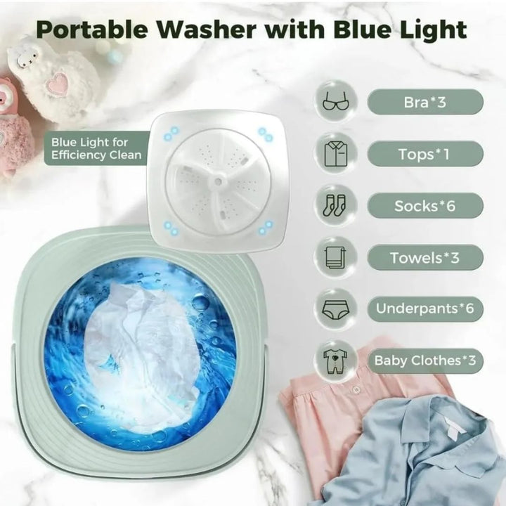 Maxtop - Portable Folding Mini Washing Machine