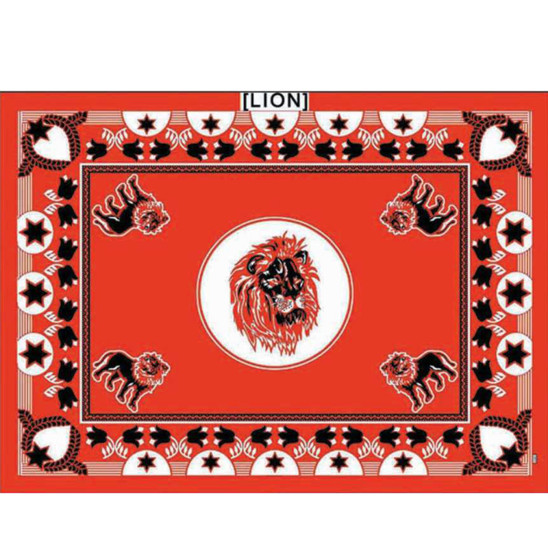 Fabric - Animal Khanga / Lion