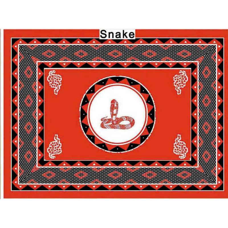 Fabric - Animal Khanga / Snake