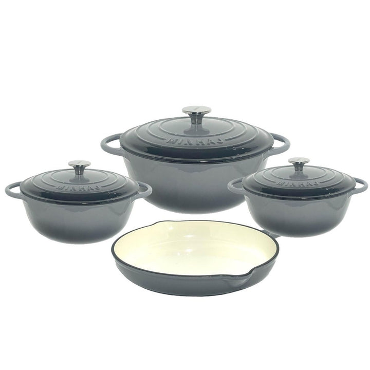 Cast Iron Pot Set - 7pc Minhaj