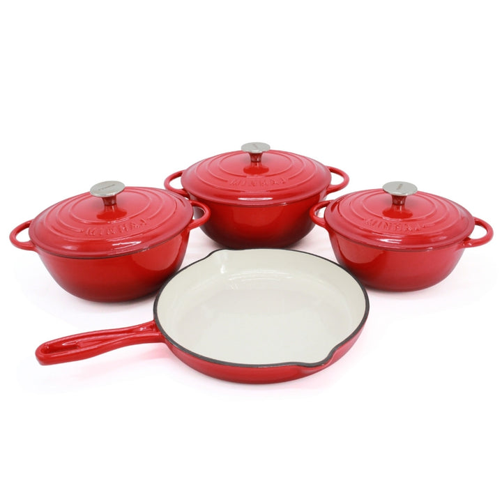 Cast Iron Pot Set - 7pc Minhaj