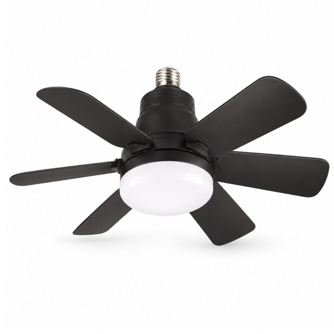Ceiling Fan - Mini with LED Light – 52cm