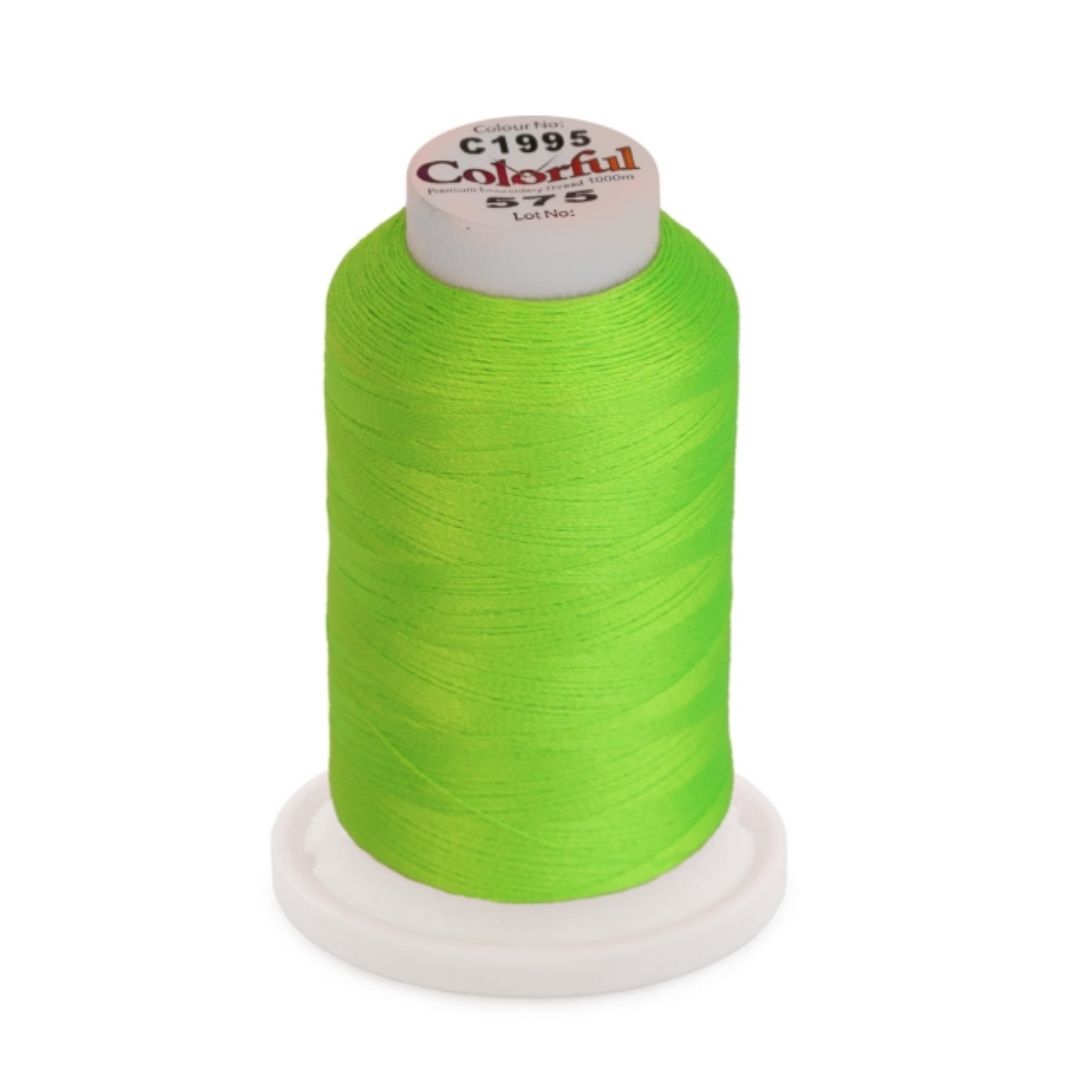Embroidery Threads - Neon - 1000m
