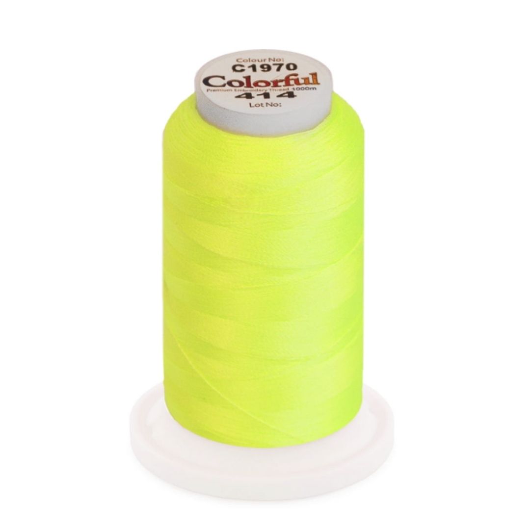 Embroidery Threads - Neon - 1000m