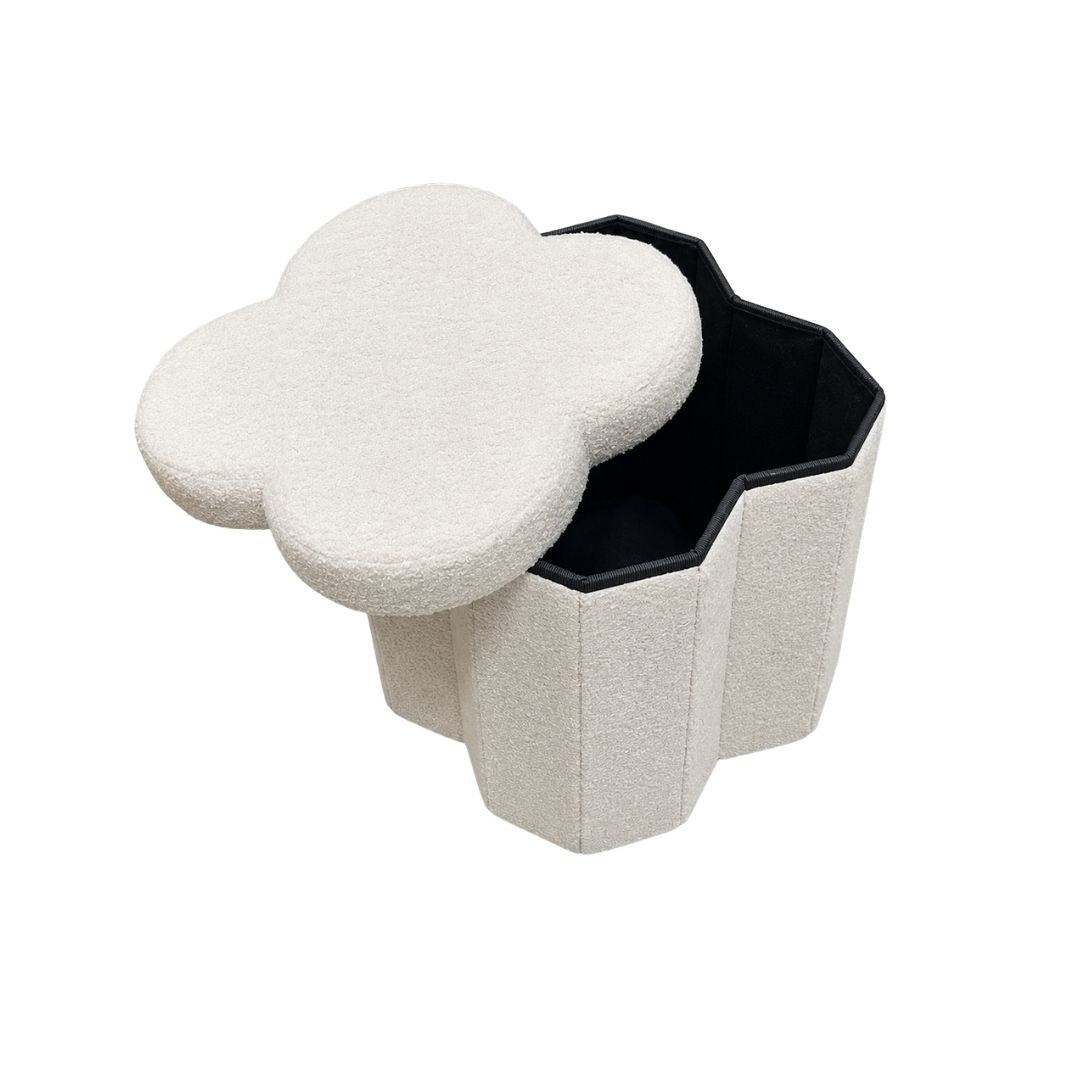 Storage Ottoman - Flower Shaped