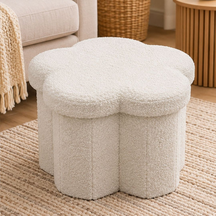 Storage Ottoman - Flower Shaped