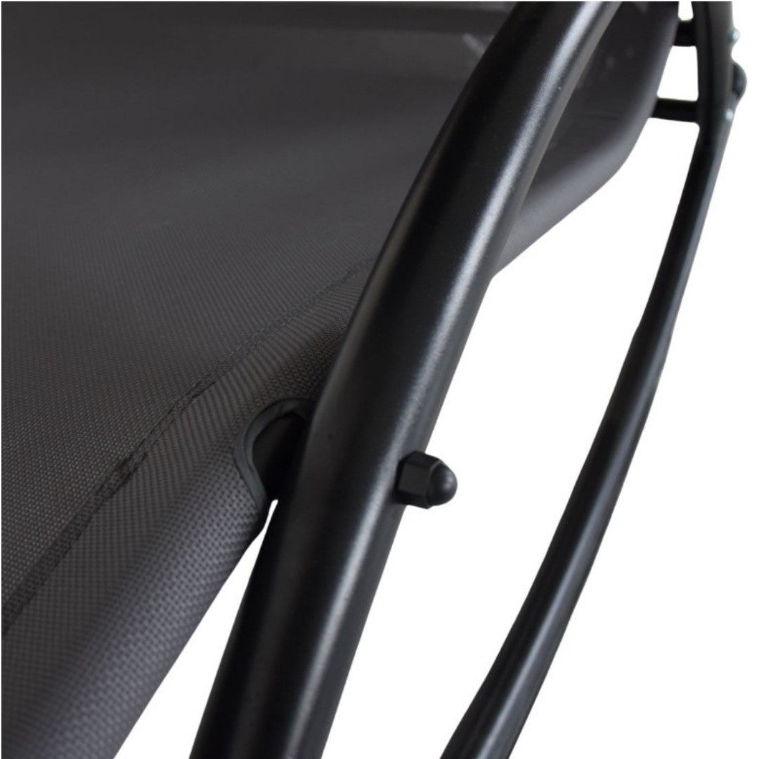 Rocker Garden Chair - 2 Seater Grey