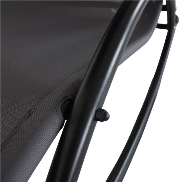 Rocker Garden Chair - 2 Seater Grey