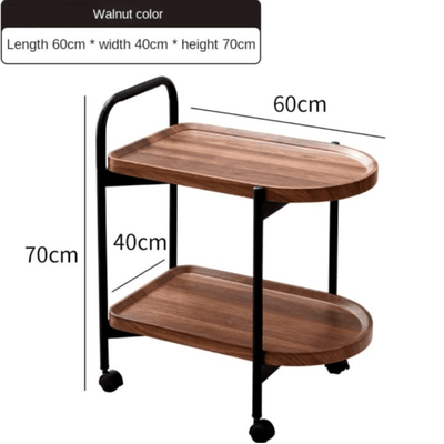 Elegant Wooden Server Trolley