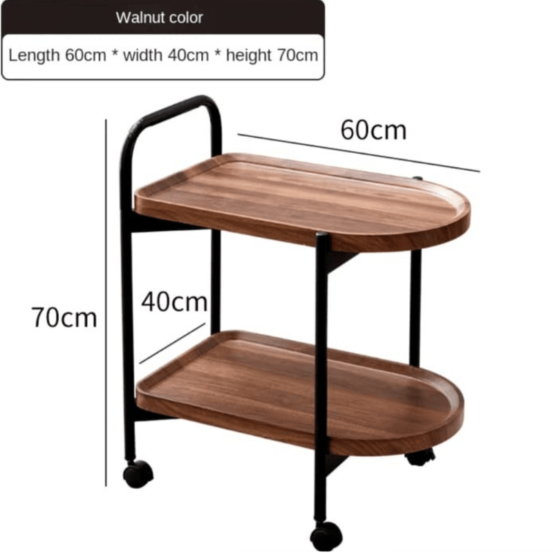 Elegant Wooden Server Trolley