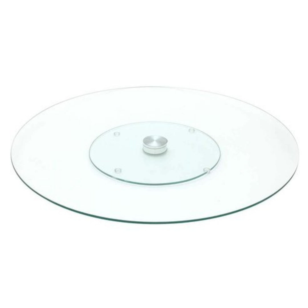 Lazy Susan Turntable - 32cm Tempered Glass
