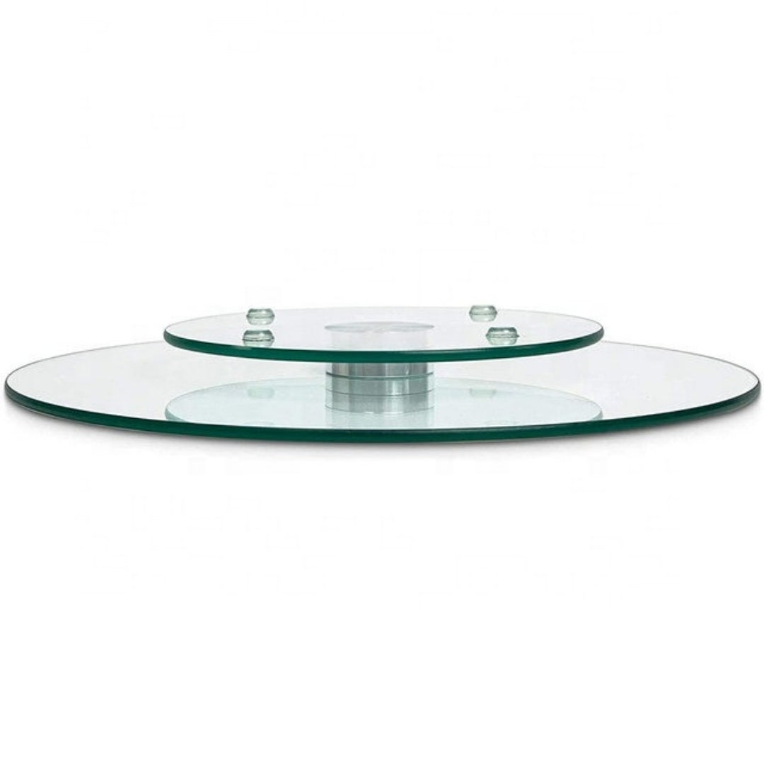 Lazy Susan Turntable - 32cm Tempered Glass