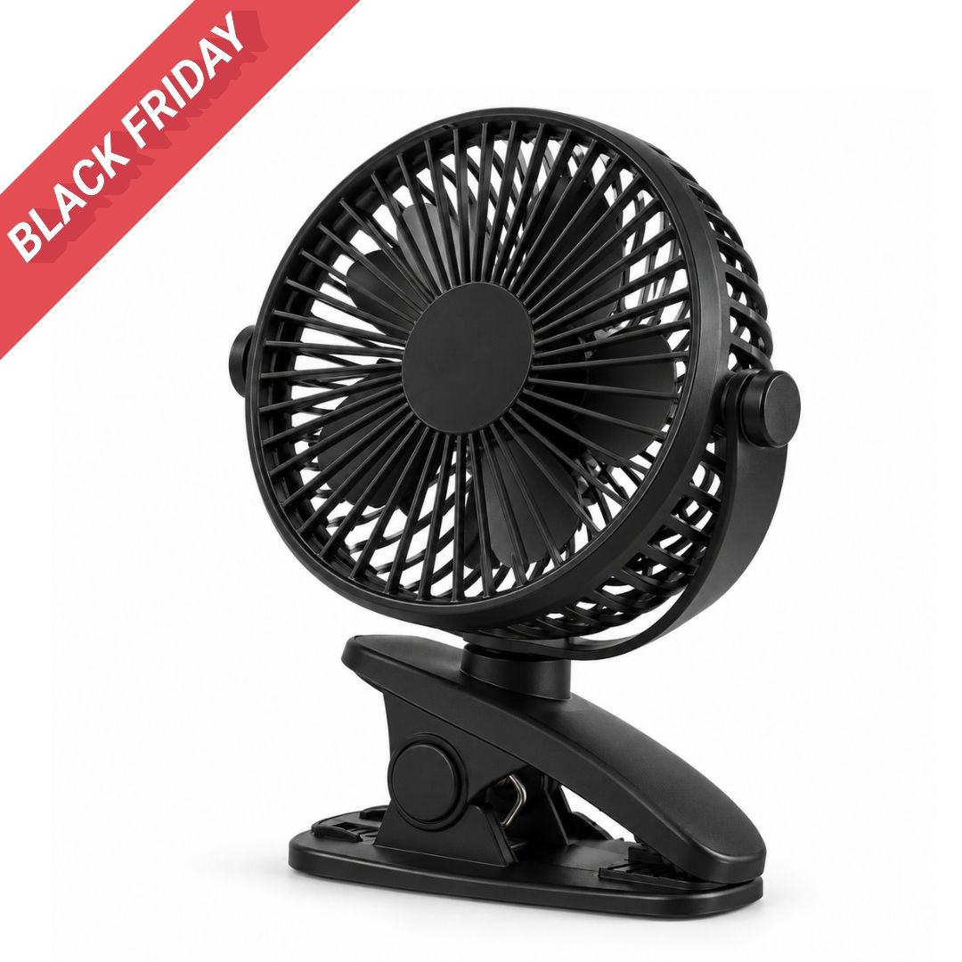 Poratable Fan - Rechargeable ClipOn Fan - 7W