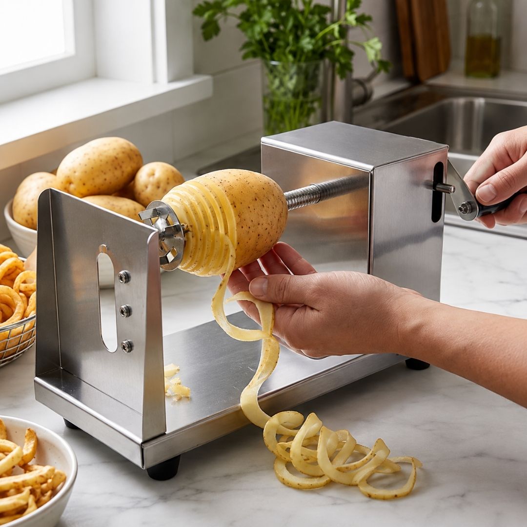 Potato Slicer - Spiral - Stainless Steel