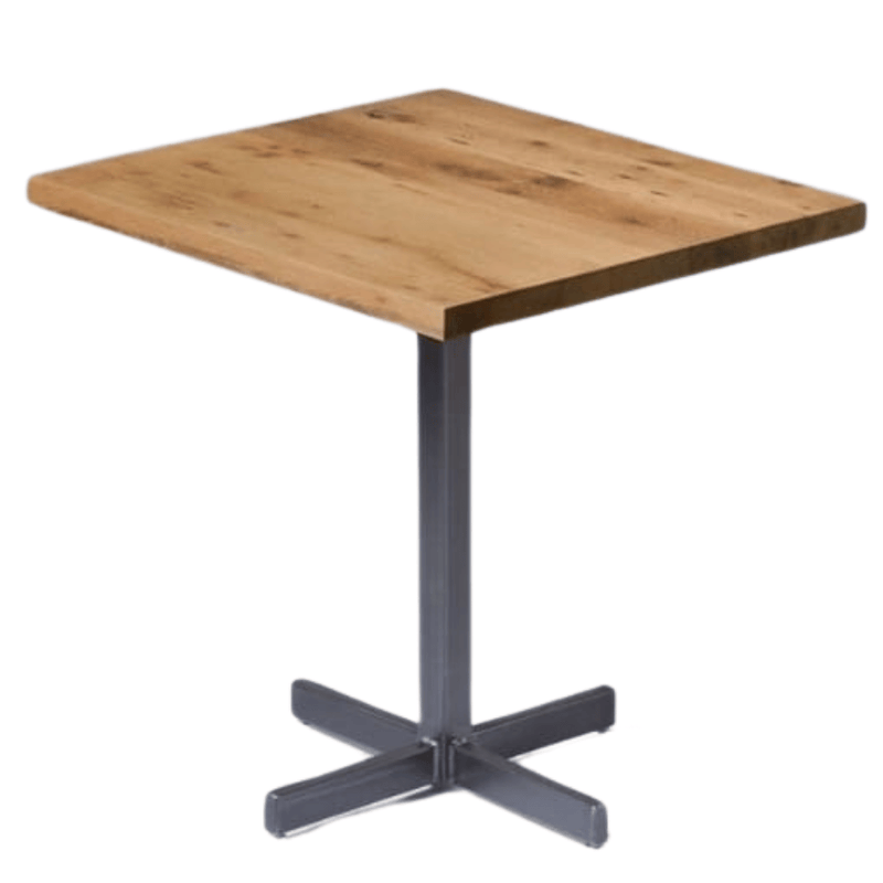 Restaurant Table - Square Wood Top