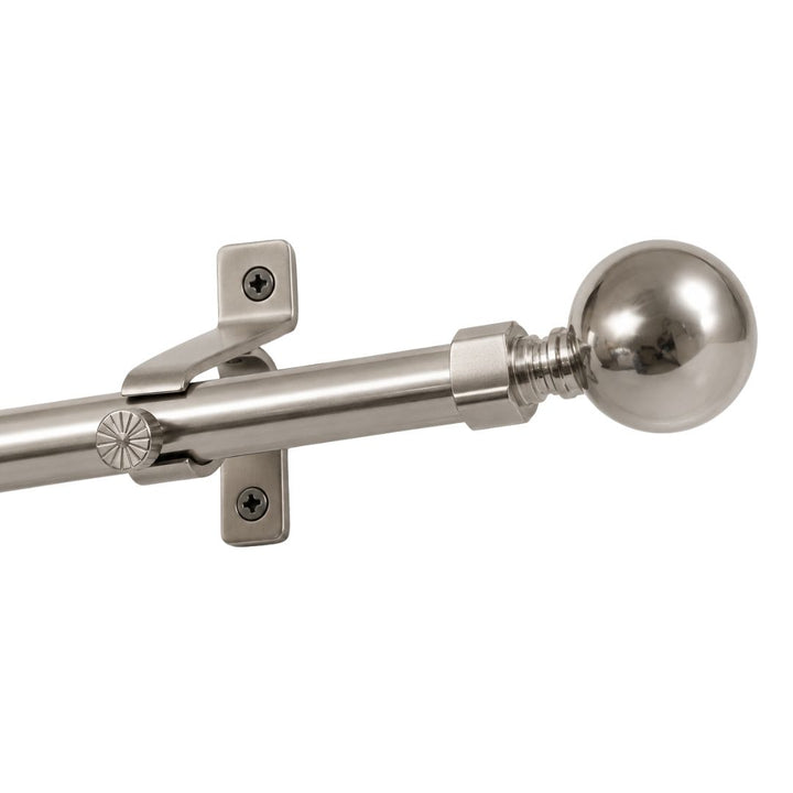 Curtain Rod Finials - Plain Ball - Dual Pack - 32mm