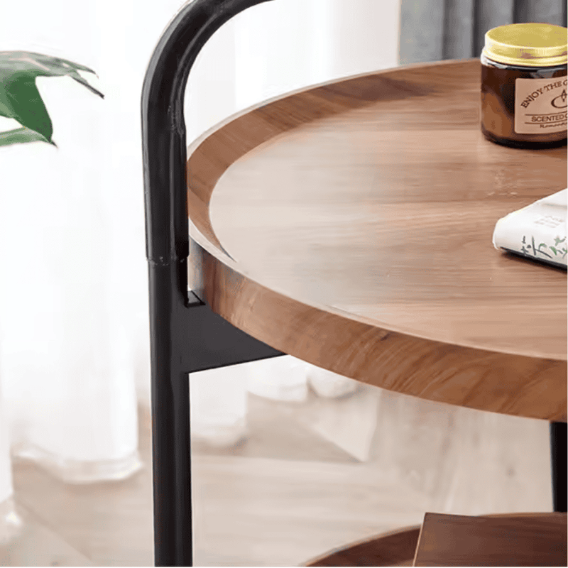 Elegant Wooden Server Trolley