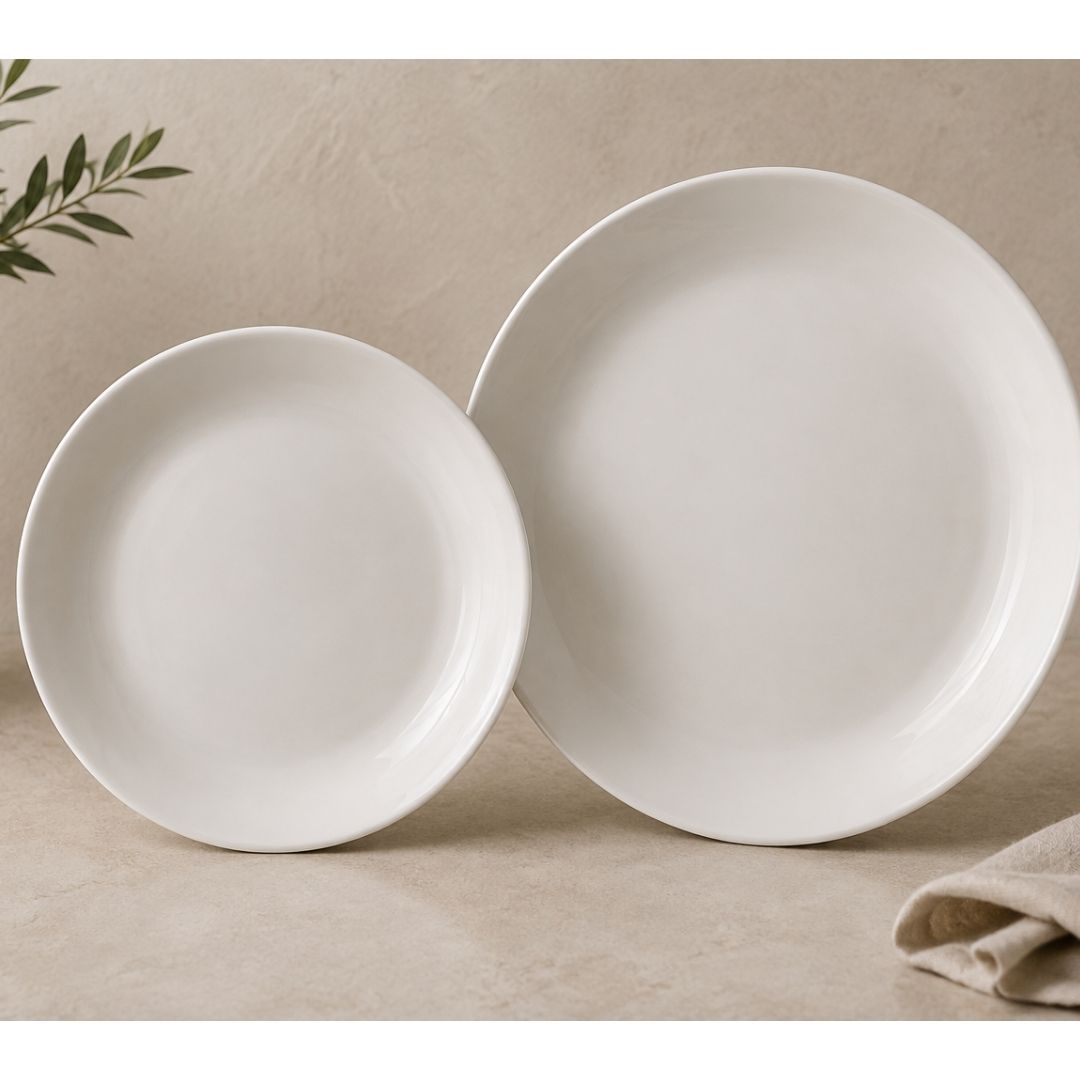 Dinnerware - Cosmo Dinner Plates - Plain White