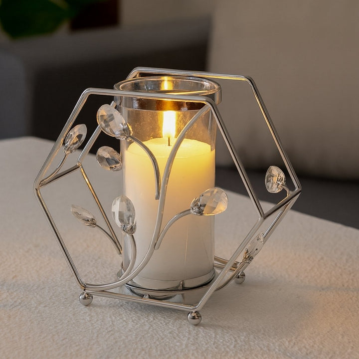 Crystal Bloom - Sara Candle Holder