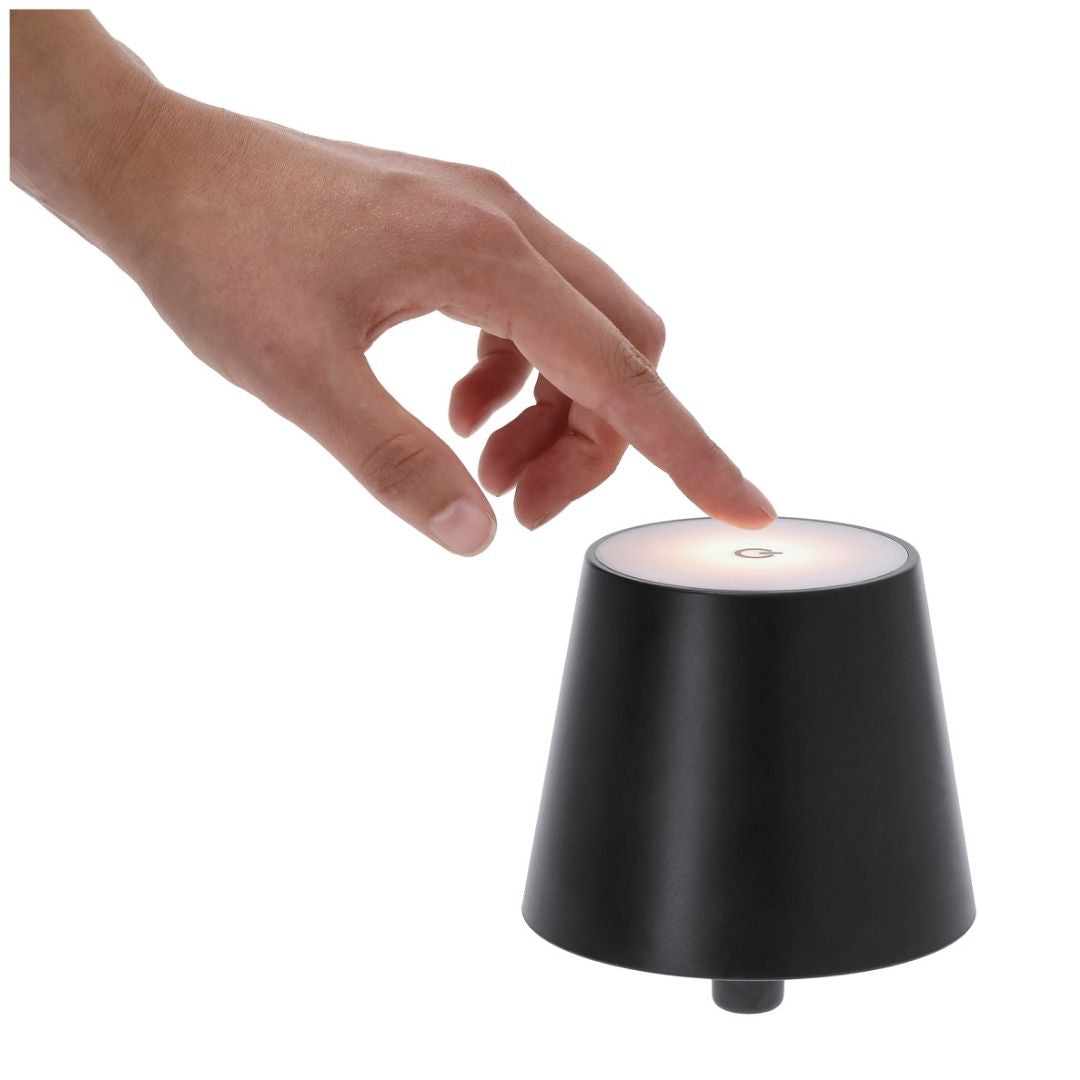 Rechargeable Bottle Lamp LED - Black
