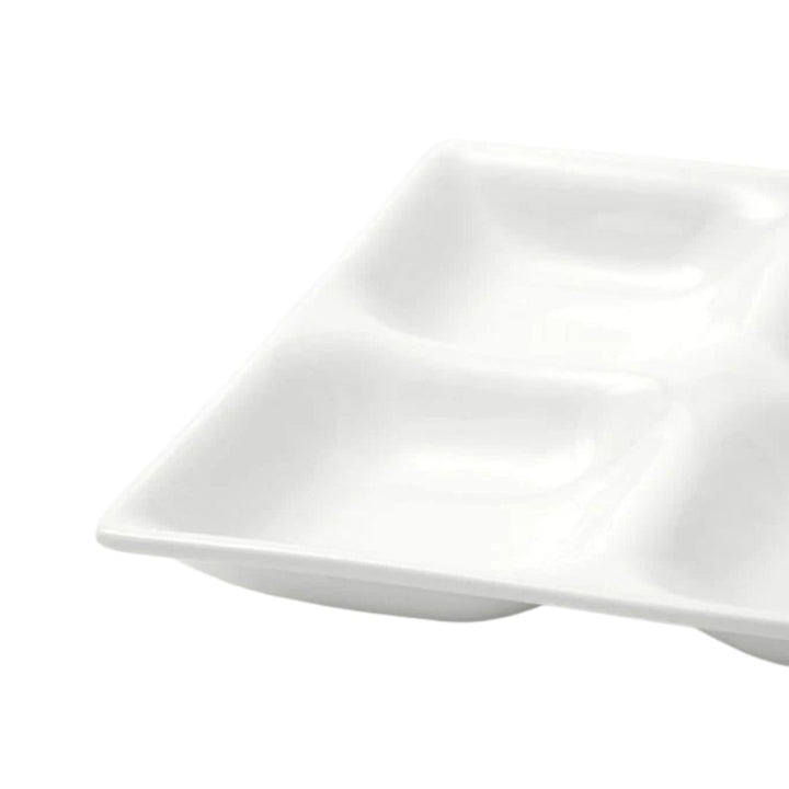 Sauce Platter - 6 Division Rectangle