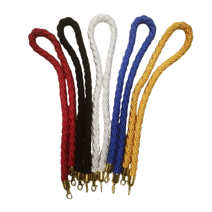 Stanchion Ropes Only - Twisted Braided Singles