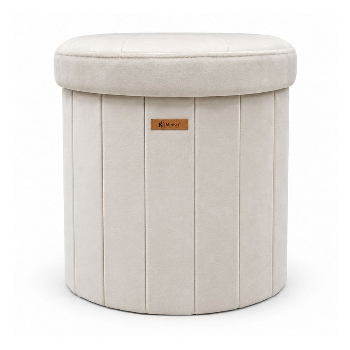Storage Ottoman - Round Tufted