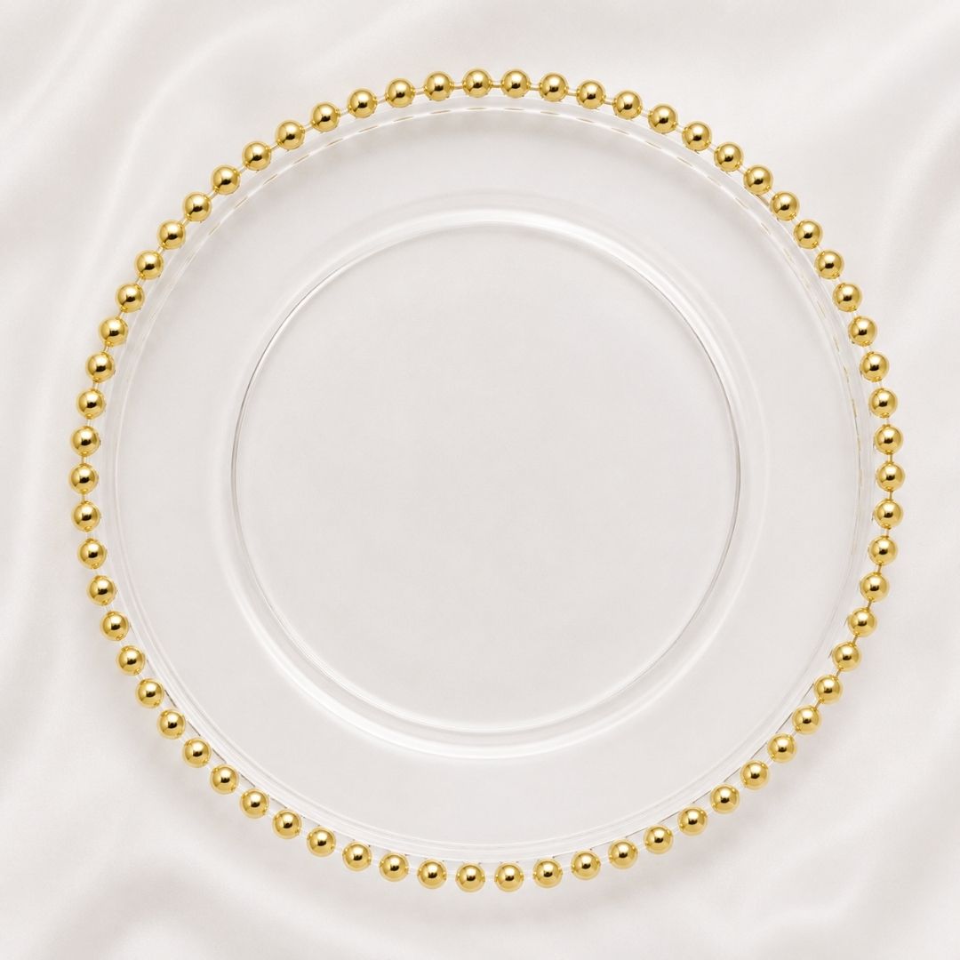 Underplates - Glass Beaded Edge