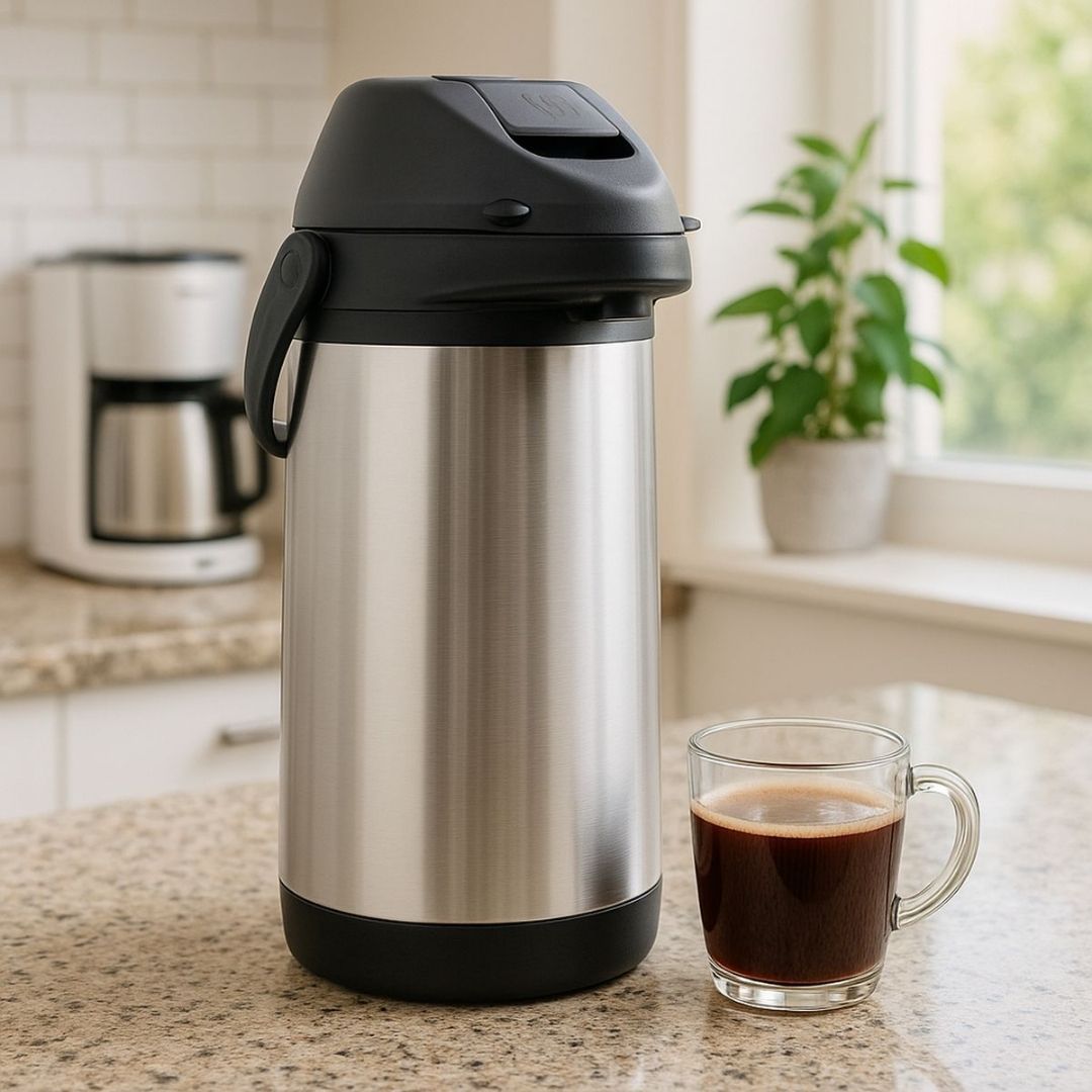 Thermo Vacuum Pump Flask - Stainless Steel – Ahmeds Textiles