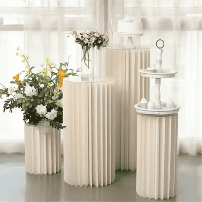 Paper-Decor Plinth Stands 3pc