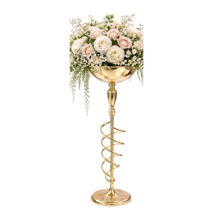 Centerpiece - Spiral Gold