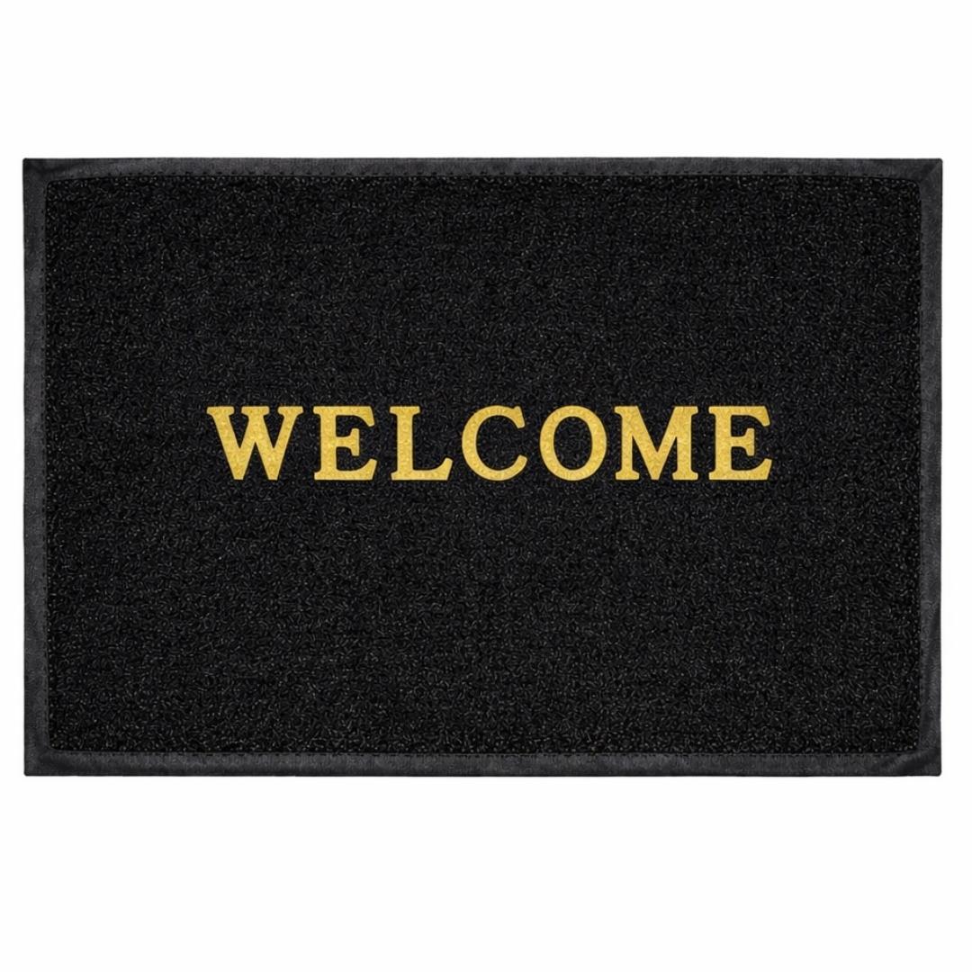 Welcome Door Mat - Rubber PVC - 57x37cm