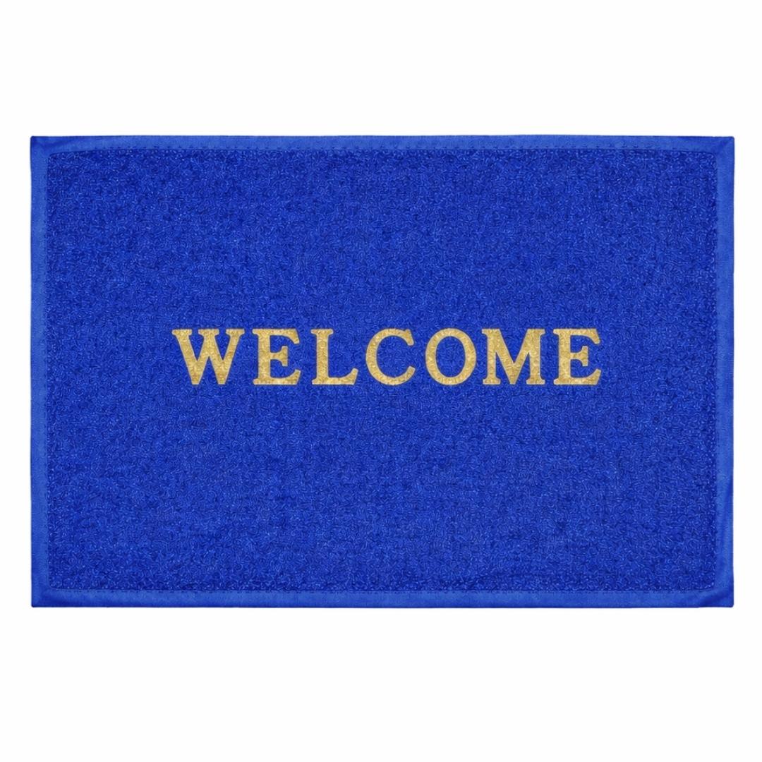 Welcome Door Mat - Rubber PVC - 57x37cm – Ahmeds Textiles