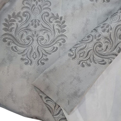 Woven Jacquard Damask Ready Made Curtain