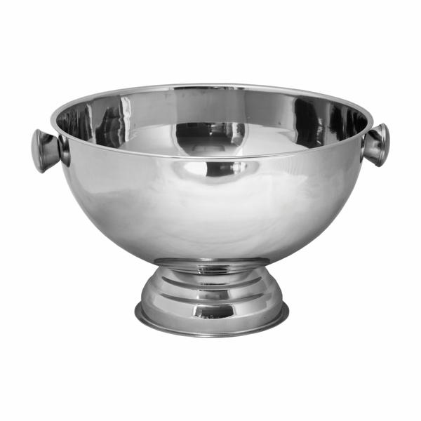 Punch Bowl / Ice Bucket - Silver Footed 14liter