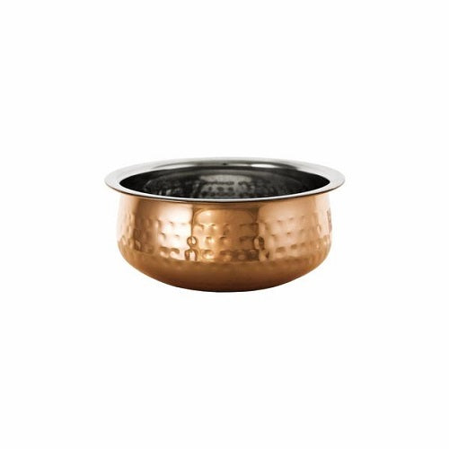 Regent - Handi Bowl S/Steel Copper Hammered 800ml