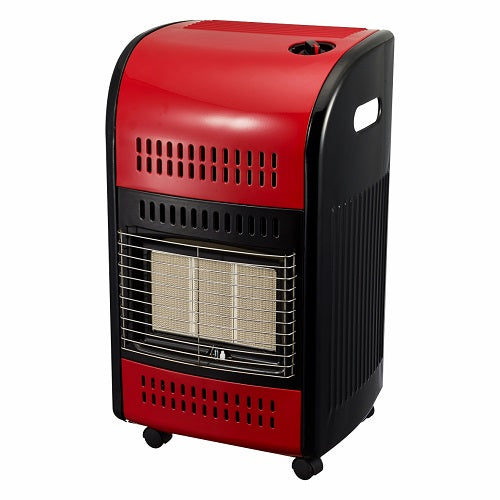 Elba Retro Rollabout Gas Heater Red Ahmeds Textiles