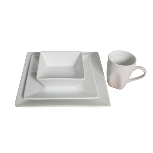 Dinner Sets  - 16pc Square White