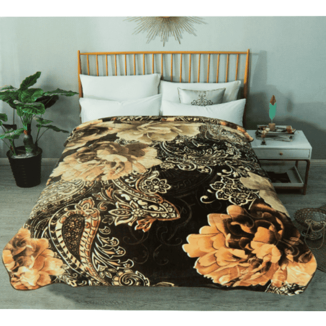 Blankets - Satin Gold 1Ply Queen size