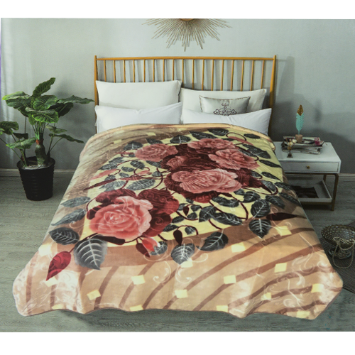 Blankets - Satin Gold 1Ply Queen size