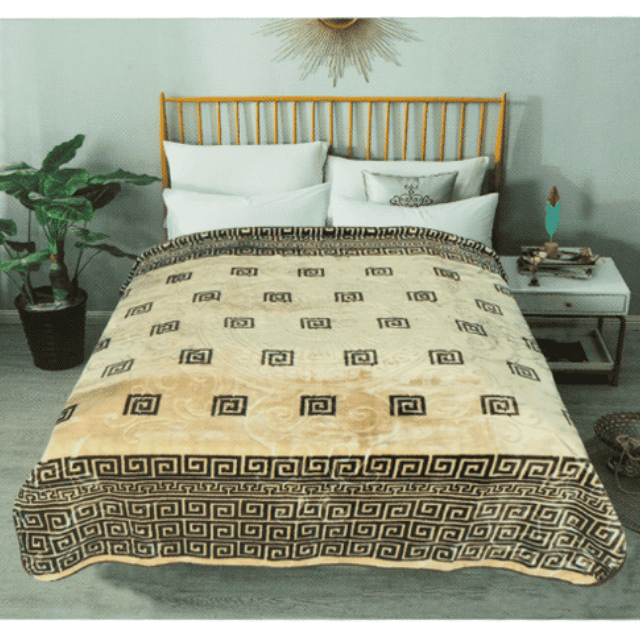 Blankets - Satin Gold 1Ply Queen size