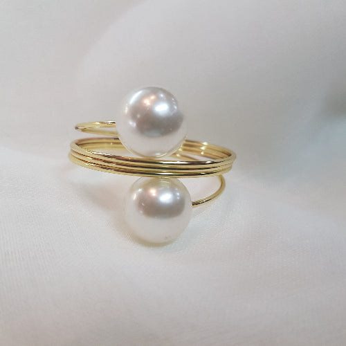 Napkin Ring - Dual Pearl Design
