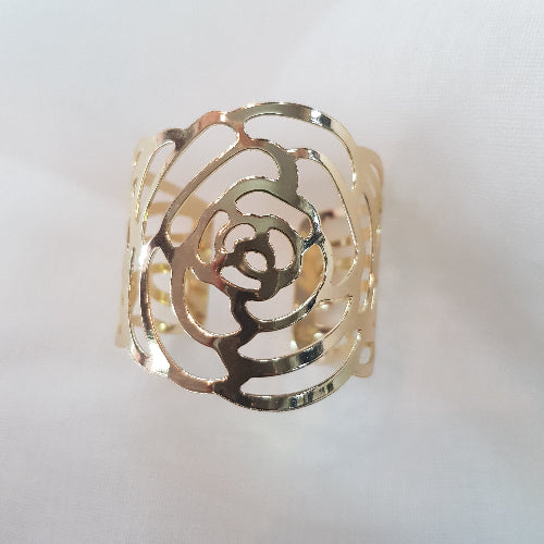 Napkin Rings - Rose Cutout