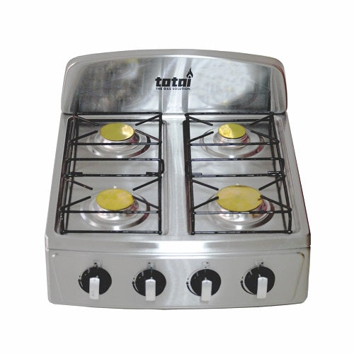 Gas Stove - 4 Burner Stainless Steel