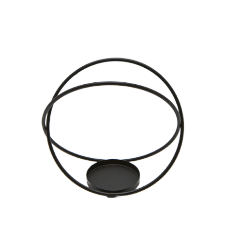 Center Piece - Galaxy Wire Vase Black - 455-2