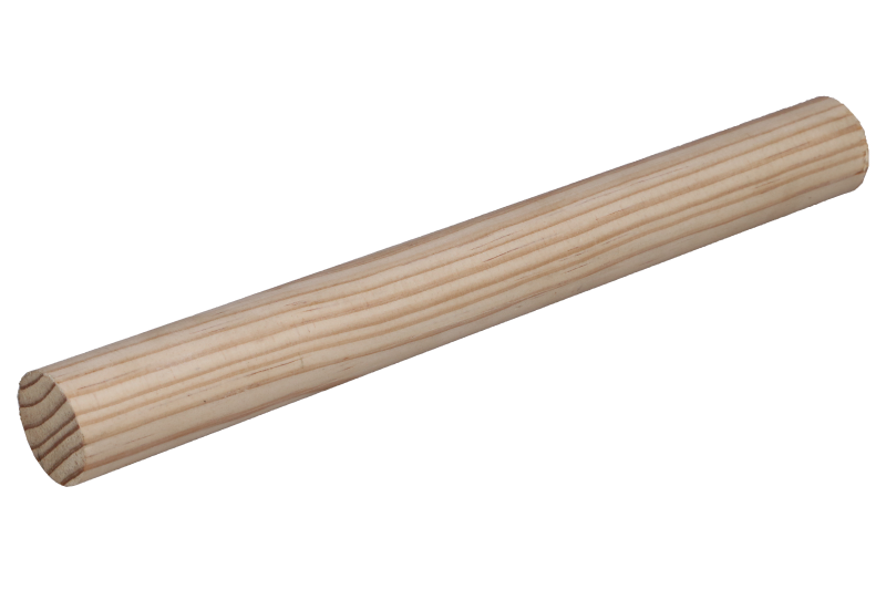 Rods - 34mm Wooden - Full Round – Ahmeds Textiles