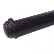 Curtain Poles - 65mm 1/2 Round + Endcaps